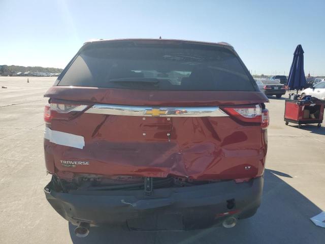 1GNERHKW2KJ318637 - 2019 CHEVROLET TRAVERSE LT RED photo 6