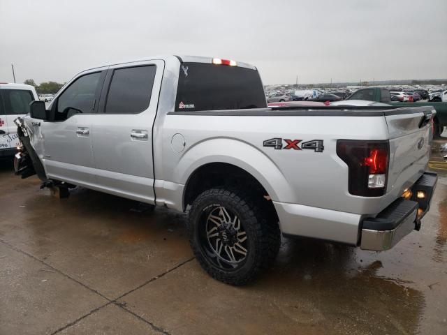 1FTEW1EP8GKF16508 - 2016 FORD F150 SUPERCREW SILVER photo 2