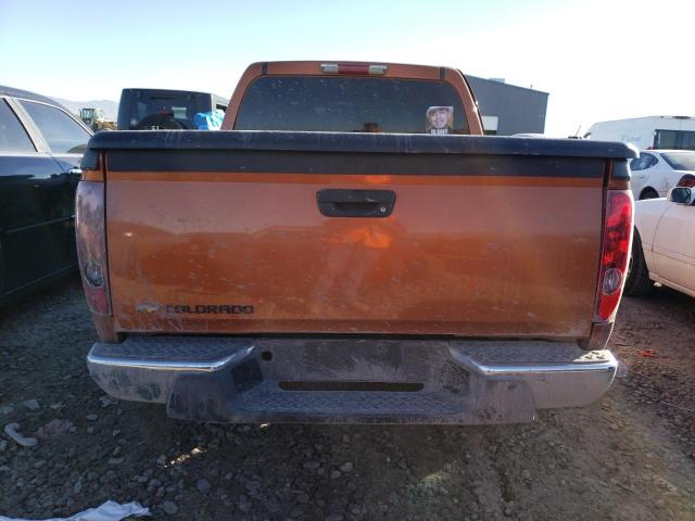 1GCDT136268159210 - 2006 CHEVROLET COLORADO ORANGE photo 6