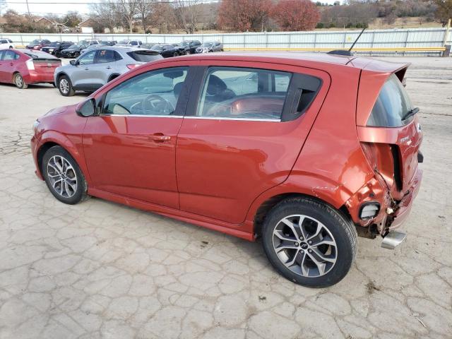 1G1JD6SB6L4118067 - 2020 CHEVROLET SONIC LT ORANGE photo 2