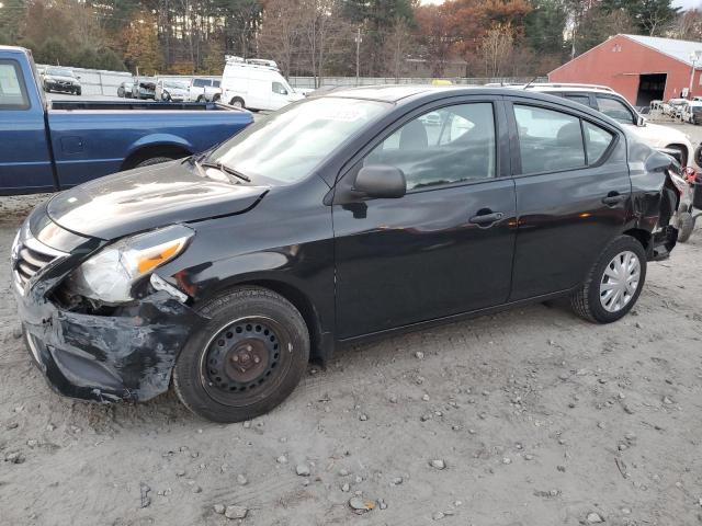 3N1CN7AP6FL845582 - 2015 NISSAN VERSA S BLACK photo 1