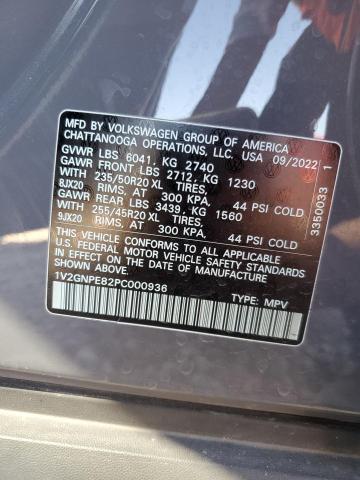 1V2GNPE82PC000936 - 2023 VOLKSWAGEN ID.4 PRO S ნაცრისფერი ფოტო 13