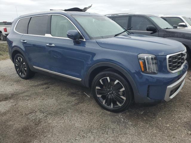 5XYP5DGC9PG375624 - 2023 KIA TELLURIDE SX BLUE photo 4