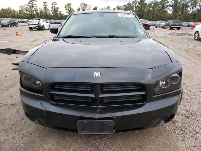 2B3KA43R48H269747 - 2008 DODGE CHARGER BLACK photo 5