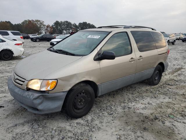 4T3ZF13C51U402594 - 2001 TOYOTA SIENNA LE GOLD photo 1