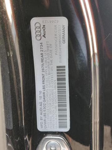 WAUCGAFH9BN007317 - 2011 AUDI S5 PREMIUM PLUS 黑色 照片 12