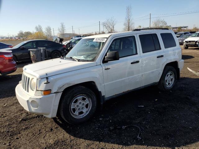 1J4FT28B39D211387 - 2009 JEEP PATRIOT SPORT WHITE photo 1