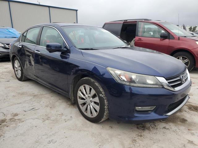 1HGCR2F80DA015109 - 2013 HONDA ACCORD EXL BLUE photo 4