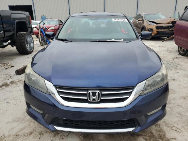 1HGCR2F80DA015109 - 2013 HONDA ACCORD EXL BLUE photo 5