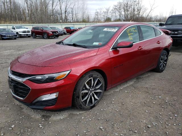 1G1ZG5ST6MF057810 - 2021 CHEVROLET MALIBU RS RED photo 1