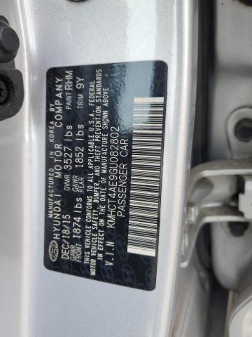 KMHCT4AE9GU082802 - 2016 HYUNDAI ACCENT SE SILVER photo 13