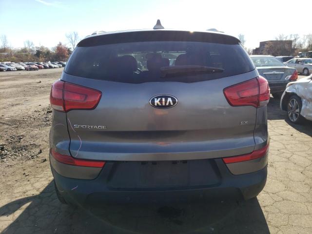 KNDPCCAC6F7790758 - 2015 KIA SPORTAGE EX SILVER photo 6