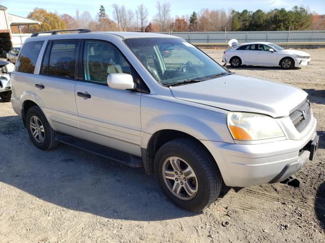 2HKYF18684H620345 - 2004 HONDA PILOT EXL GRAY photo 4