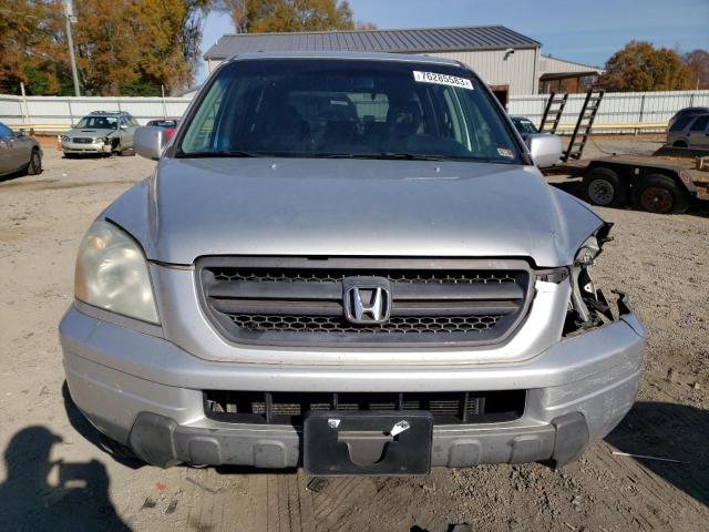 2HKYF18684H620345 - 2004 HONDA PILOT EXL GRAY photo 5