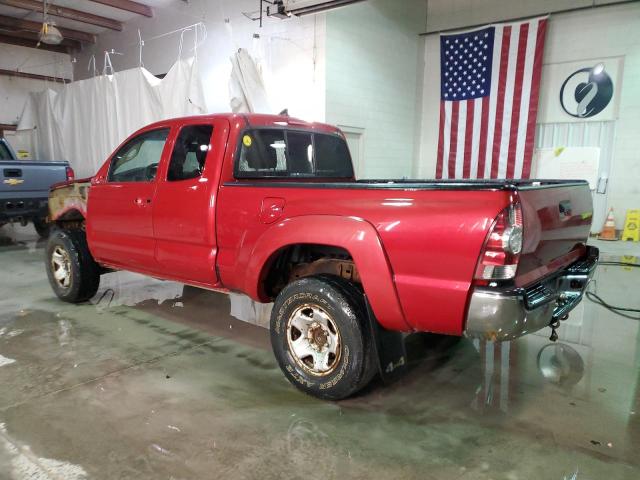 5TFUX4EN1CX010086 - 2012 TOYOTA TACOMA ACCESS CAB წითელი ფოტო 2