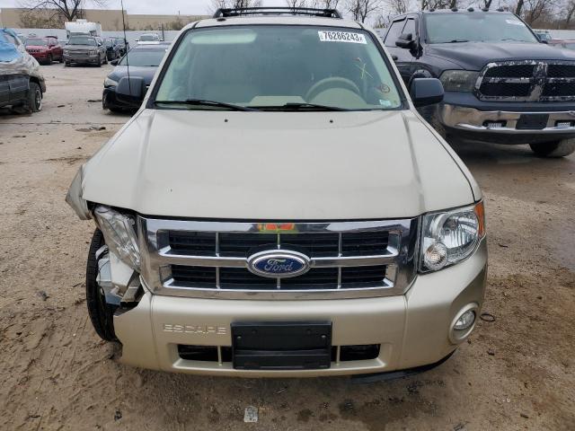 1FMCU0D71CKA21646 - 2012 FORD ESCAPE XLT BEIGE photo 5