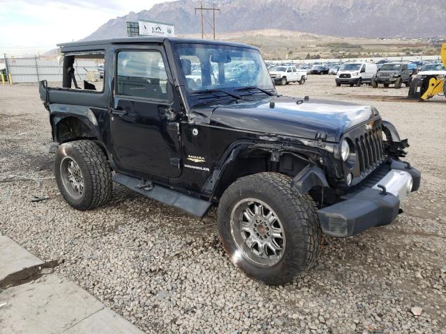 1C4AJWBG4EL161407 - 2014 JEEP WRANGLER SAHARA BLACK photo 4