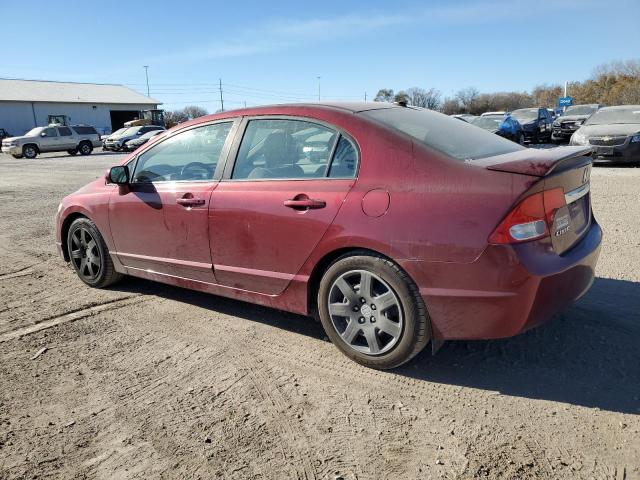 19XFA1F52AE050259 - 2010 HONDA CIVIC LX MAROON photo 2