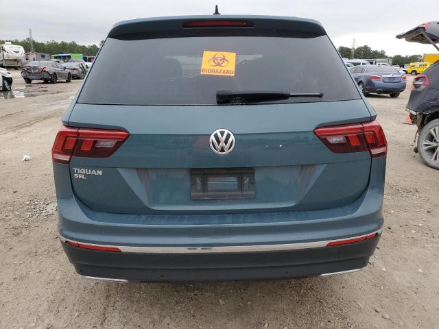 3VV3B7AXXKM186188 - 2019 VOLKSWAGEN TIGUAN SE BLUE photo 6