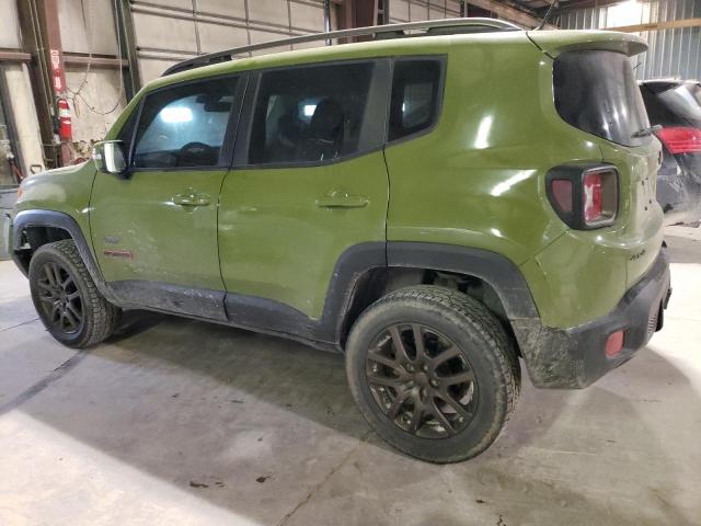 ZACCJBBTXGPE15330 - 2016 JEEP RENEGADE LATITUDE GREEN photo 2