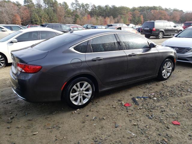 1C3CCCAB3GN170442 - 2016 CHRYSLER 200 LIMITED GRAY photo 3