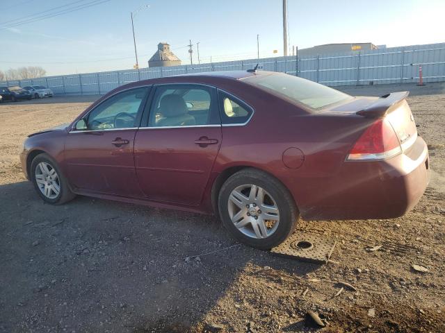 2G1WG5EK8B1214392 - 2011 CHEVROLET IMPALA LT RED photo 2