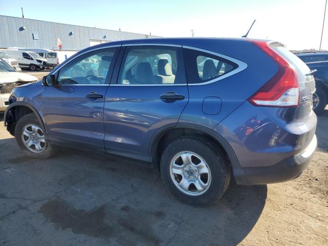 2HKRM4H33EH696784 - 2014 HONDA CR-V LX BLUE photo 2