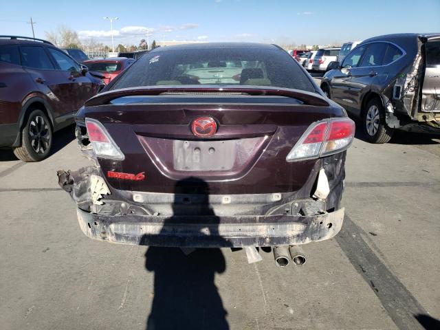 1YVHZ8BH7A5M56103 - 2010 MAZDA 6 I BURGUNDY photo 6