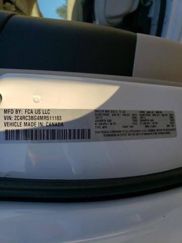 2C4RC3BG4MR511183 - 2021 CHRYSLER PACIFICA TOURING L WHITE photo 13