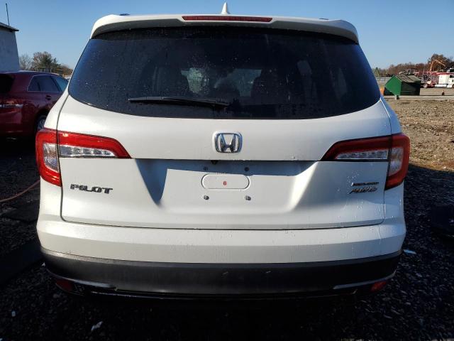 5FNYF6H24NB010307 - 2022 HONDA PILOT SE WHITE photo 6