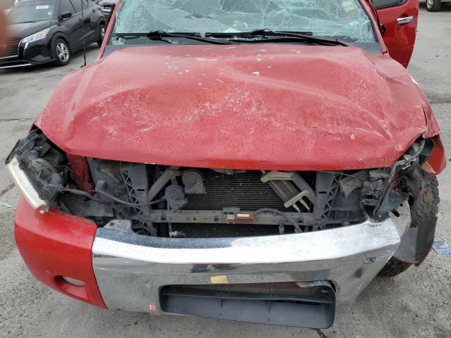 1N6BA0EDXBN325050 - 2011 NISSAN TITAN S RED photo 11