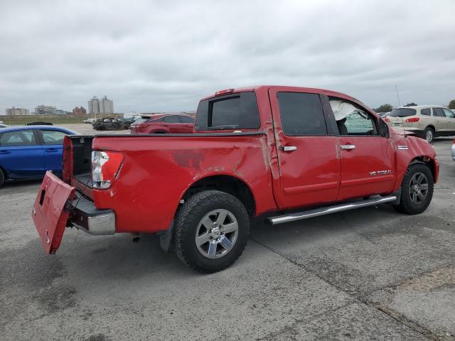 1N6BA0EDXBN325050 - 2011 NISSAN TITAN S RED photo 3