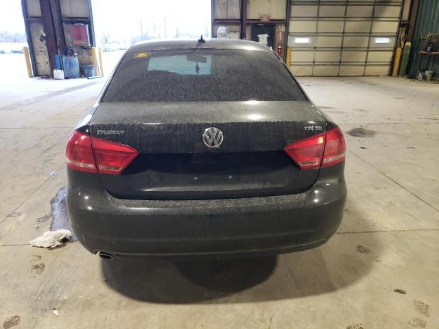 1VWBN7A31DC124291 - 2013 VOLKSWAGEN PASSAT SE BLACK photo 6