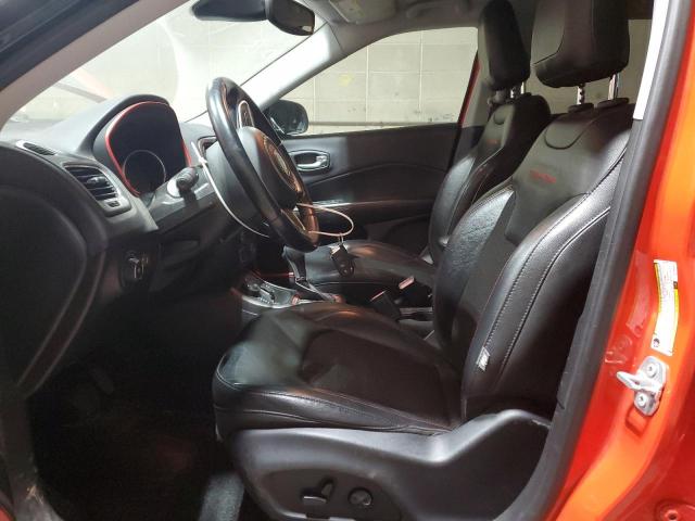 3C4NJDDB6JT239661 - 2018 JEEP COMPASS TRAILHAWK ORANGE photo 7