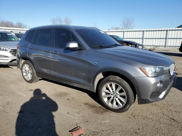 5UXWX9C5XF0D61599 - 2015 BMW X3 XDRIVE28I GRAY photo 4