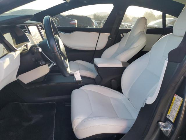 5YJSA1E12HF188207 - 2017 TESLA MODEL S CHARCOAL photo 7