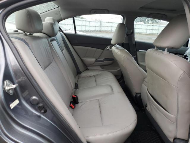 19XFB2F9XDE077414 - 2013 HONDA CIVIC EXL ნაცრისფერი ფოტო 10