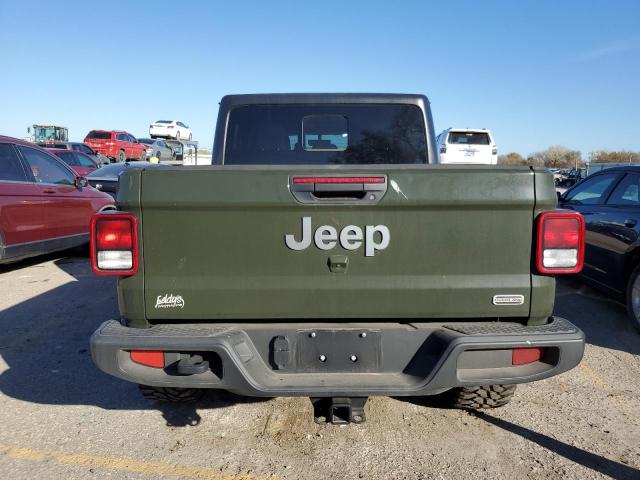 1C6HJTFG2PL516723 - 2023 JEEP GLADIATOR OVERLAND GREEN photo 6