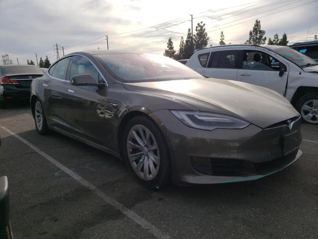 5YJSA1E2XHF173740 - 2017 TESLA MODEL S Qəhvəyi foto 4