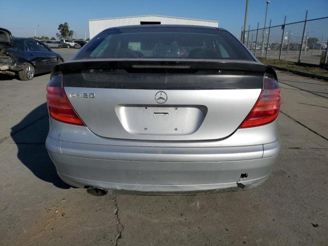 WDBRN64J03A486269 - 2003 MERCEDES-BENZ C 320 SPORT COUPE SILVER photo 6