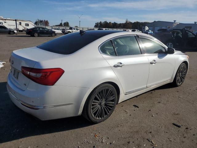 KNALN4D7XE5164330 - 2014 KIA CADENZA PREMIUM WHITE photo 3