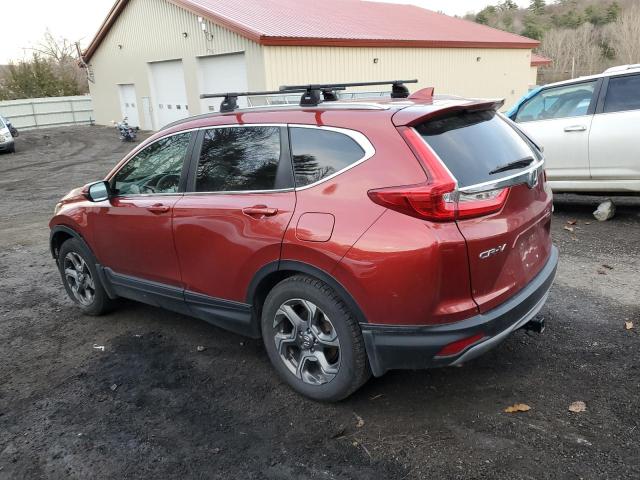 2HKRW2H56JH661098 - 2018 HONDA CR-V EX RED photo 2