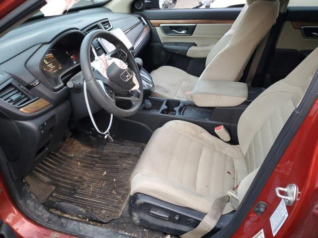 2HKRW2H56JH661098 - 2018 HONDA CR-V EX RED photo 7