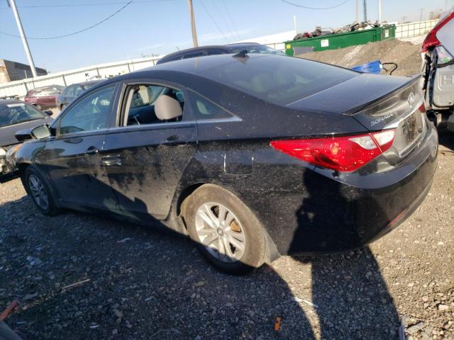 5NPEB4AC4DH564422 - 2013 HYUNDAI SONATA GLS BLACK photo 2