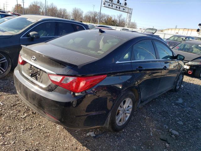 5NPEB4AC4DH564422 - 2013 HYUNDAI SONATA GLS BLACK photo 3