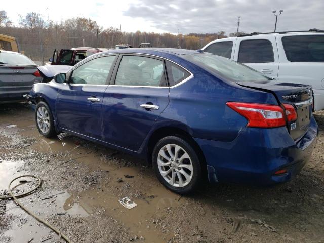 3N1AB7AP8KY213454 - 2019 NISSAN SENTRA S BLUE photo 2