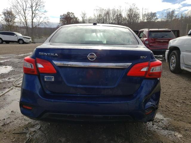 3N1AB7AP8KY213454 - 2019 NISSAN SENTRA S BLUE photo 6