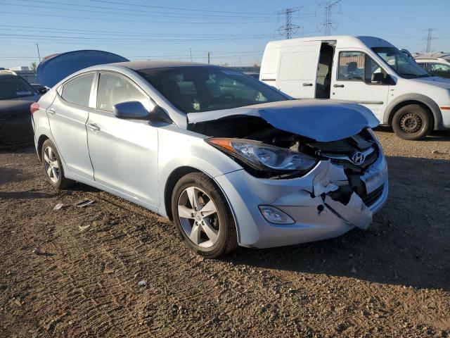 KMHDH4AE8DU631553 - 2013 HYUNDAI ELANTRA GLS BLUE photo 4