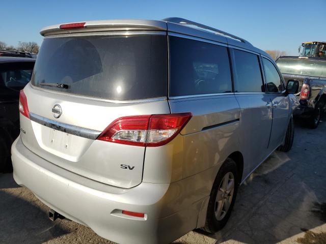 JN8AE2KPXF9122823 - 2015 NISSAN QUEST S SILVER photo 3