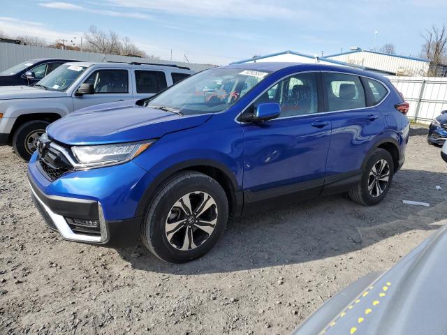 7FARW2H76NE009933 - 2022 HONDA CR-V SE BLUE photo 1